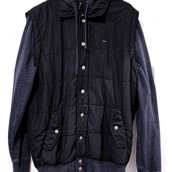 RVCA Black Men's Jacket - Picture 1 of 4